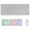 Teclado MARS GAMING MCPX GAMING 3IN1 RGB. KEYBOARD. MOUSE. XL MOUSEPAD. WHITE. PORTUGUESE - 4710562759044