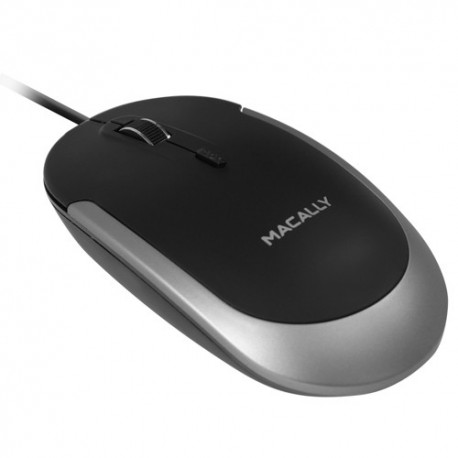 Macally Rato DynaMouse USB-C Black/space Grey - 8717278769707