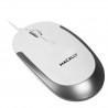 Macally Rato DynaMouse USB White Silver - 8717278769592
