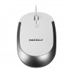 Macally Rato DynaMouse USB White Silver - 8717278769592