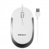 Macally Rato DynaMouse USB White Silver - 8717278769592