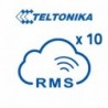 Teltonika TK-RMS-10LIC Licencias Plataforma Teltonika RMS Pack de 10 Licencias (Creditos)