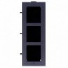Hikvision DS-KD-ACF3 Panel frontal y caja de registro encastrada Hasta 3 modulos - 6954273691578