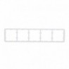 Ajax AJ-FRAME-5 Ajax - LightSwitch Frame (5 seats) Marco para cinco interruptores