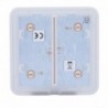 Ajax AJ-SOLOBUTTON-2G-IVO Ajax - LightSwitch SoloButton Panel tactil para interruptor de luz doble - 4823114029752
