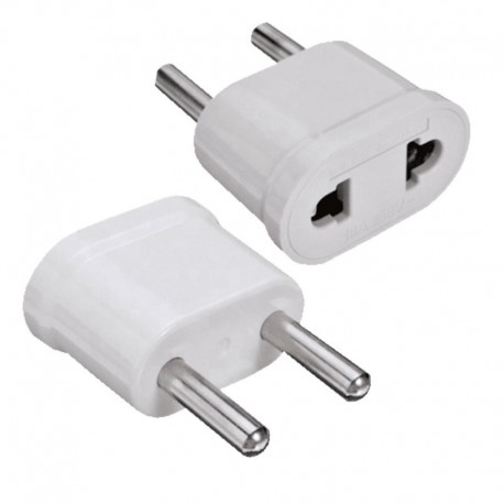 Oem USA-EU-ADAPTER-W Adaptador Enchufe Tipo A (USA) a Enchufe Tipo F (EU) - 8435325442181