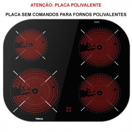 PLACA ENCASTRAR TEKA - TCC 64000 PLV BK - 8434778023640