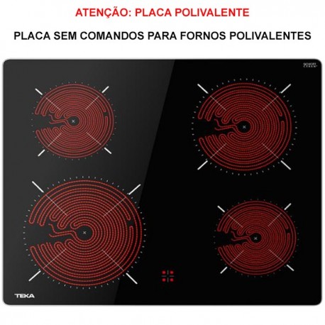 PLACA ENCASTRAR TEKA - TTC 64010 CRD BK - 8434778024531