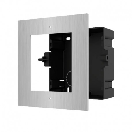 Hikvision DS-KD-ACF1/S Painel frontal e caixa de registro encastrada Ate 1 modulo - 6941264072218