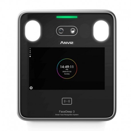 Anviz FACEDEEP3-PRO Controlo de acesso e presença Anviz Facial. cartao MF e PIN - 8435325479040