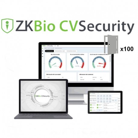 Zkteco ZK-SOF-BIOCV-100 Licença de software do projeto Modulo de controlo de acesso 100 portas