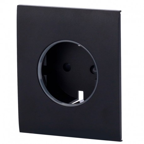 Ajax AJ-CENTERCOVER-SMART-B Cobertura central para ficha inteligente e tipo F Compativel com AJ-OUTLETCORE-SMART - 4823114041839