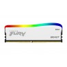 Dimm KINGSTON 16GB DDR4 3200MT s CL16 1.35V FURY Beast White RGB SE - 0740617330380