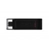 Pen Drive Kingston 256GB DataTraveler 70 USB 3.2 Type C - DT70 - 0740617331233