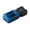 Pen Drive Kingston 128GB DataTraveler 80 M USB 3.2 Type C - DT80M - 0740617330601
