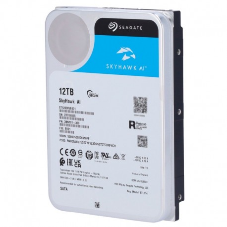 Seagate HD12TB-S-AI Disco rigido Seagate Skyhawk AI Capacidade 12 TB