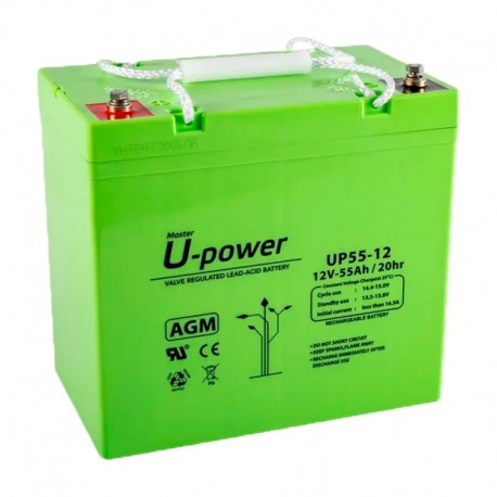 Master battery BATT-1255-U Upower Bateria recarregavel